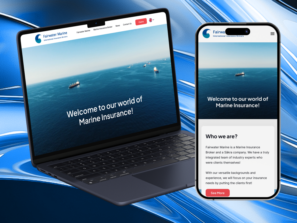 Fairwater Marine – Website Redesign & Development cleandesign clientfocuseddesign insurancewebsite laraveldevelopment maritimeindustry mobileoptimized modernwebdesign professionaldesign responsivedesign scalableframework uiuxdesign userfriendlyui webdevelopment websiteredesign