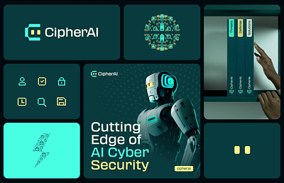 Cipher AI I Branding Case Study ai animation app branding business tool creative cyber security design interface logo mobile app security ui design web design