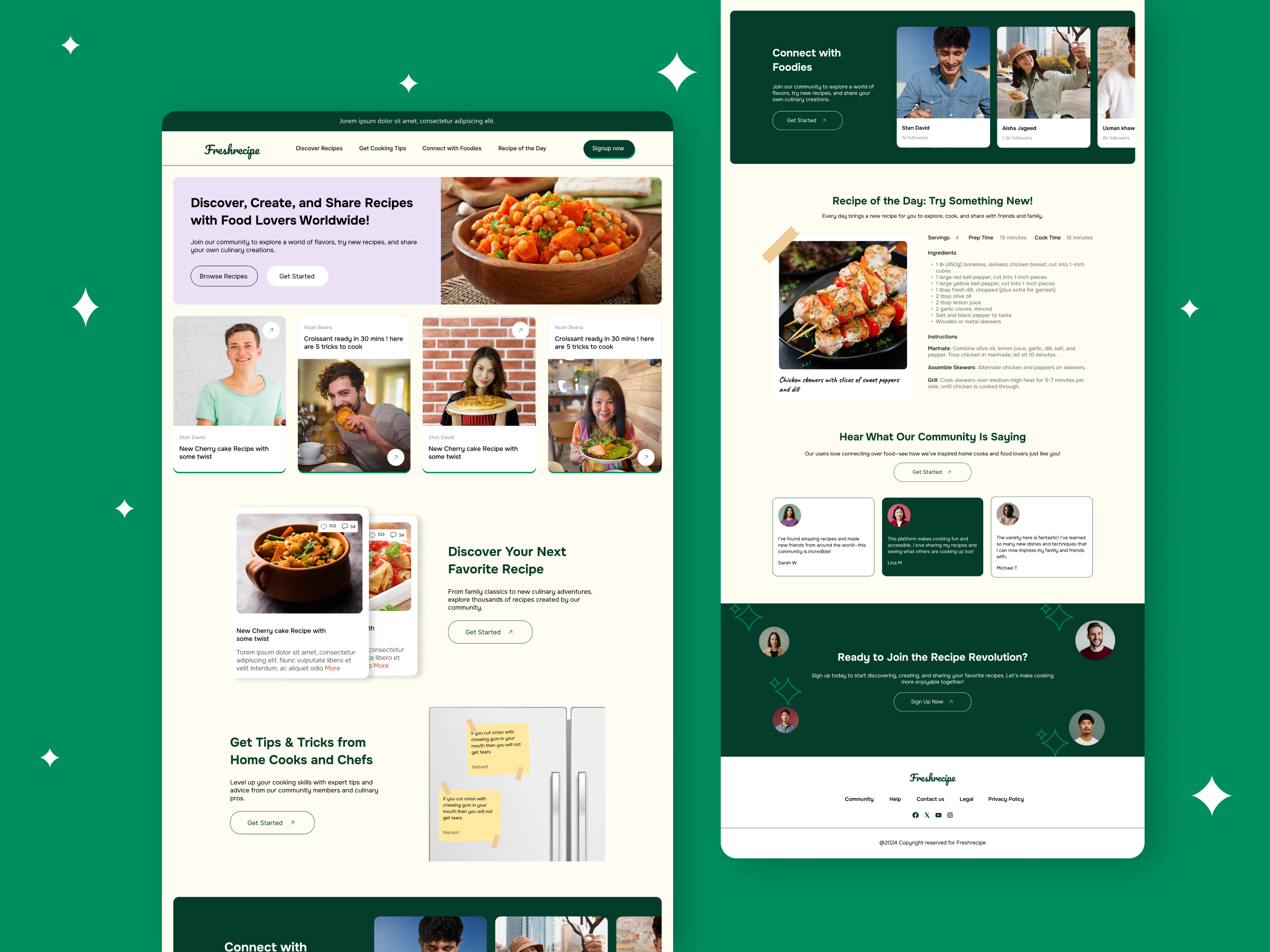 Example of Landing Page Designs