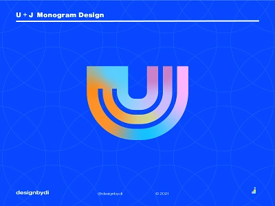 u+j logo ai b2b bold brand identity branding creative identity j lettermark logo logos minimal modern monogram tech u vivid web3