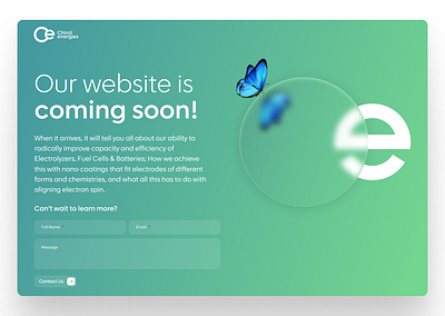 Coming Soon Page design dewign ui ux uxui web webdesign webdesignb website websitedesign