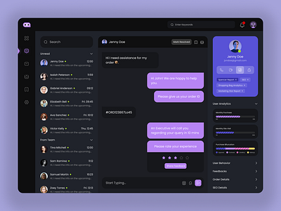 Chat bot dailyui dark theme design ui ux webapp