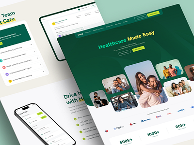 Loop Health Insurance - Website Redesign app design typography ui ux web design