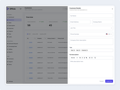 SaaS CRM Customer Details Page UX/UI Design crm crm app design crm customer details crm uxui design crm uxui redesign figma saas saas crm saas crm app saas crm app uxui design saas crm uxui design saas design saas redesign saas uxui design saas web app design saas web app uxui design uxui web app uxui design