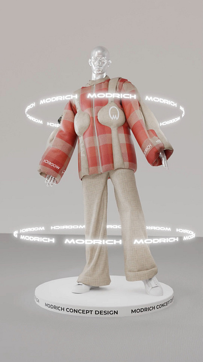 Modrich Clothing CGI 3d animation motion graphics