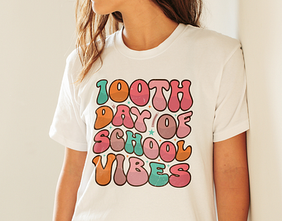 HAPPY 100 DAYS OF SCHOOL T-SHIRT DESIGN 100dayscelebration 100daysoflearning 100daysofschool 100daysofschooltshirt 100daysofsuccess 100dayssmarter 100daysstrong 100daystshirt backtoschool education fashion illustration kidsfashion kidstshirt learning primaryschool schooldays schoollife schoolspirit schooltshirt