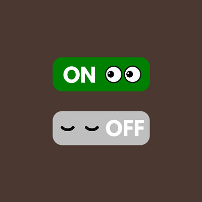 On/Off Switch | DailyUI Challenge #015 dailyui dailyuichallenge graphicdesign minimalist onoff onoffswitch