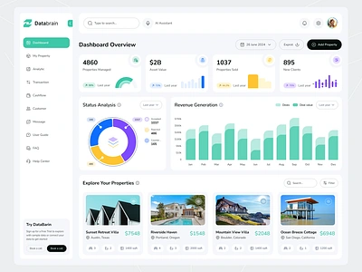 🏡Real Estate Dashboard Design Concept admin dashboard analytic building dashbord estate home product property property dashboard real real estate agent real estate business real estate dashboard real estate management dashboard real estate ui real estate website rent house ui web web design