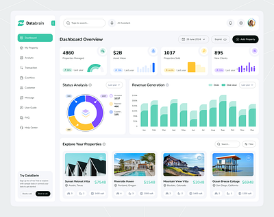 🏡Real Estate Dashboard Design Concept admin dashboard analytic building dashbord estate home product property property dashboard real real estate agent real estate business real estate dashboard real estate management dashboard real estate ui real estate website rent house ui web web design