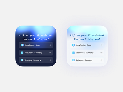 Daily Practice 04- AI Assistant badges design icon illustrations ui