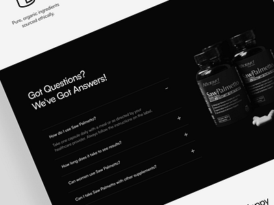 Afterave Landing Page Redesign 🖤 3d design.