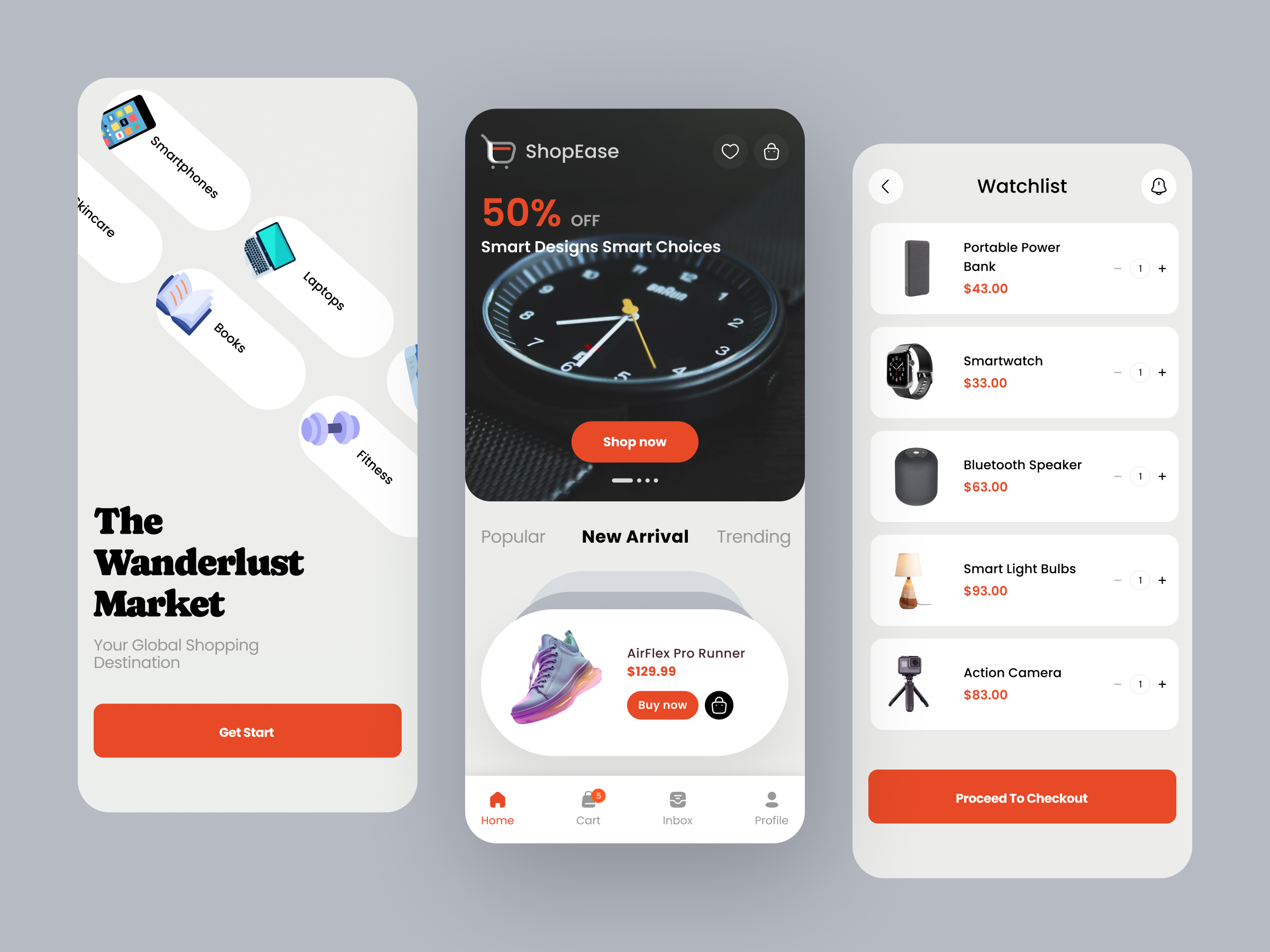 ShopEase - Ecommerce Mobile App by Mostafizur Rahaman on Dribbble