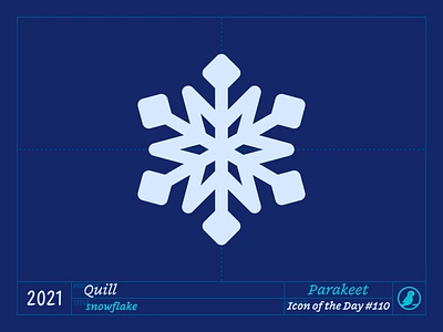 Icon of the Day #110 cold design ice icon icons illustration snow snowflake vector weather