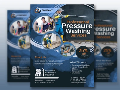 Washing Services Flyer Design Design By : Rajib Kumar Nath branding business flyer corporate flyer flyer flyer design graphic design logo washing srevices