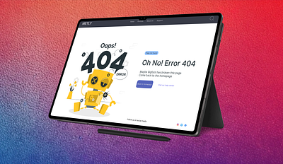 Day 6 Ui Challenge- 404 Error Page 404 error page daily challenge daily ui challenge error page ui ui uiux