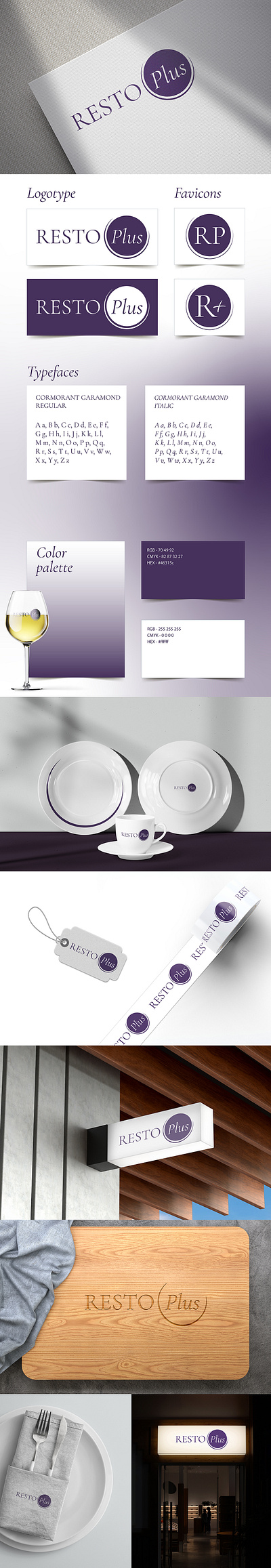 Brand Identity for a company selling tableware (HoReCa) branding design graphic design logo