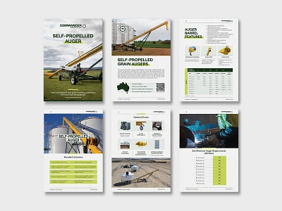 Product Catalog Design for Commander Agriculture agriculture brand branding catalog design digital digital art ebook ebook design flyer graphic design identity branding illustration manual manufacture modern