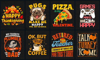 Funny T-Shirt Design Bundle funny tshirts