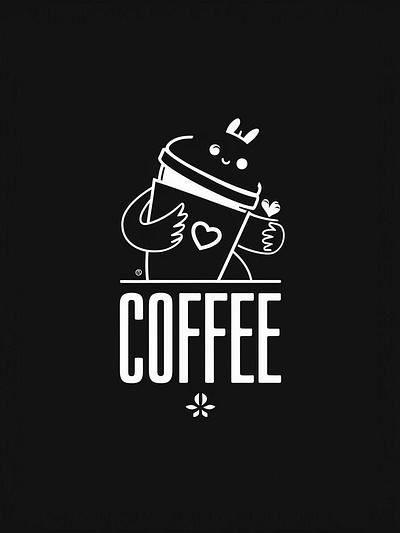 plastic cup of coffee vector icon isolated on black logo dessert