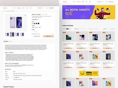 E-commerce Website Including Checkout and Product details page design digital product design ecommerce website design ecommerce website ui ux design product design product details page shots ui ui designs ui ux design shots ui ux design ux ux design