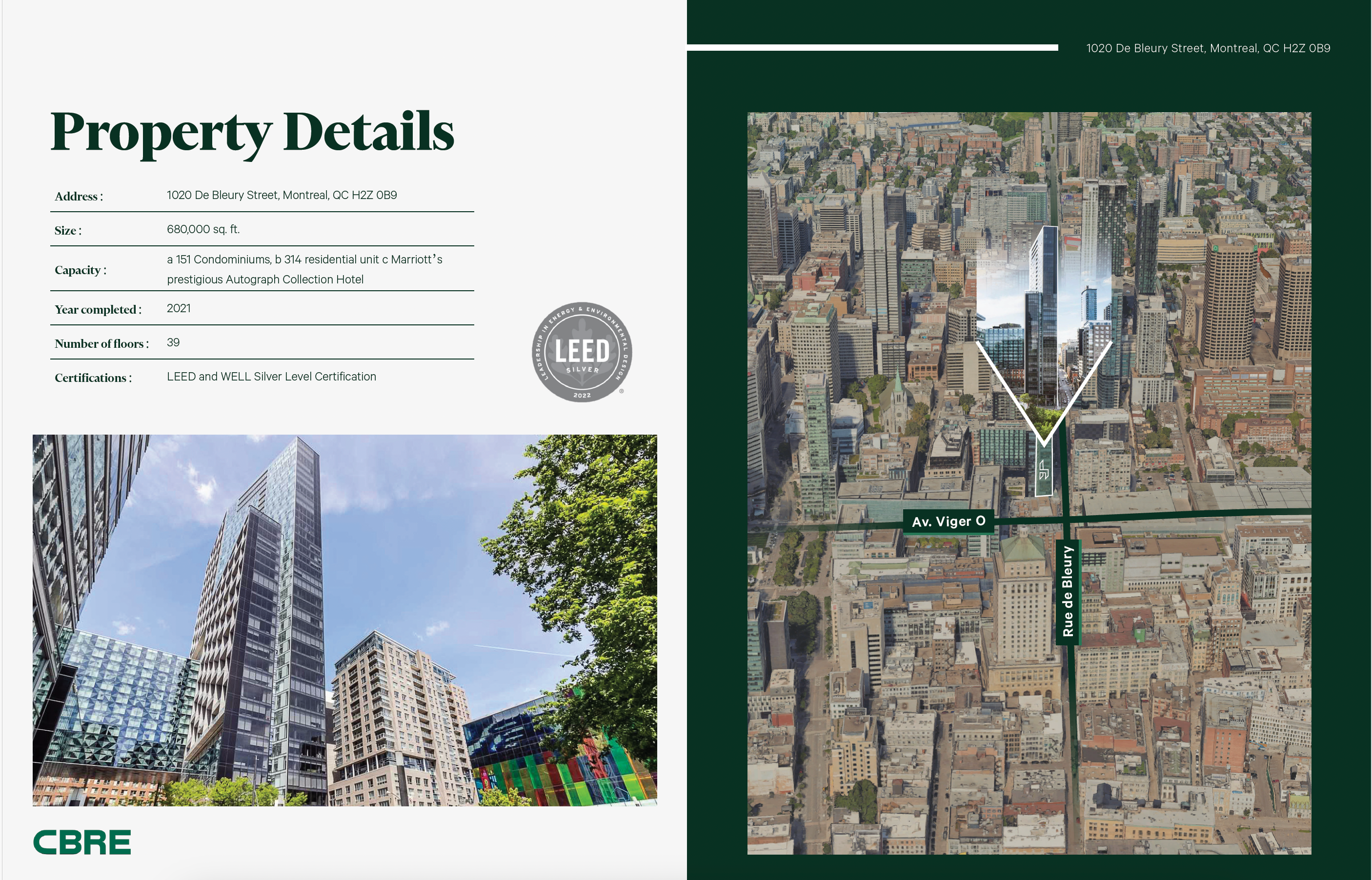 Real Estate Brochure CBRE branding brochure creative design graphic design layout logo map mock up modern real estate
