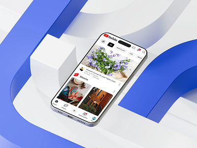 YouTube Mobile App Design app design graphic design illustration logo mobile app typography ui ux vector youtube app youtube mobile app design