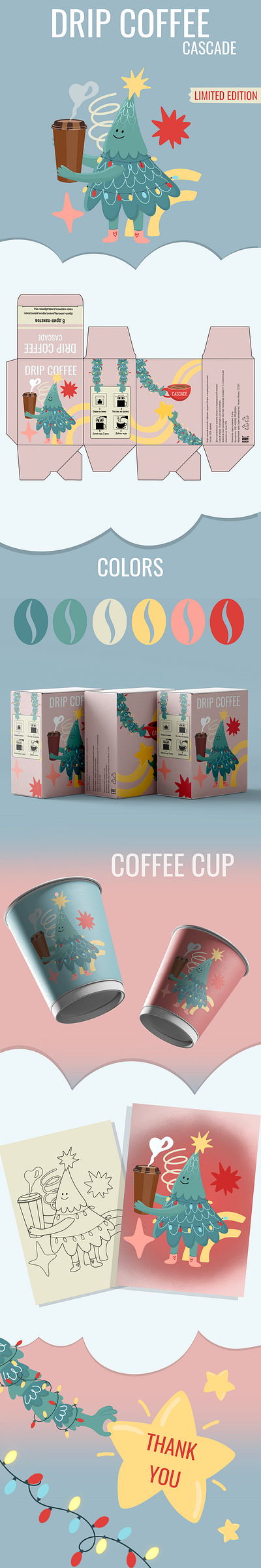 PACKAGING FOR DRIP COFFEE branding graphic design logo