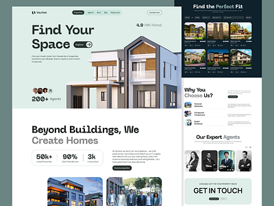 Real-Estate Landing page agency website design interior website design landing page design property website real estate real estate agency real estate landing page real estate landing page design real estate uiux real estate web design real estate website real estate website design ui uiux web web design website design