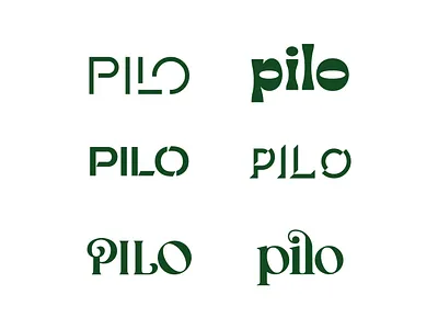 PILO - Nicotine Pouches Wordmark Concepts logo nicotine nicotine pouches pillow pilo wordmark wordmark logo wordmarks
