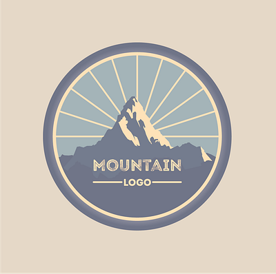 Mountain LOGO branding design illustration logo vector