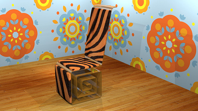 Orange Mood)))) 3d exterior graphic design interior