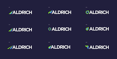 Logo exploration for Aldrich Capital branding discovery logo