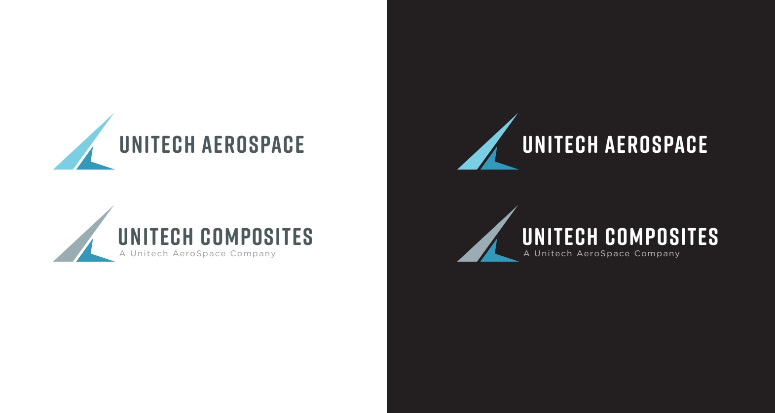 Logo concepts for Unitech Aerospace branding design logo vector
