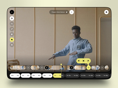 Video Editor - UI Concept app design desktop gixlo ui ux video editor