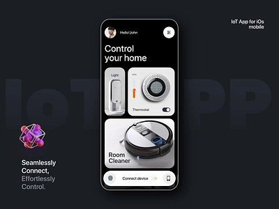 Next-Gen IoT Mobile iOs App Design app automation dashboard home interface internet of things ios iot iot app iphone managing devices mobile mobile app mobile ui product design remote smart home ui ux