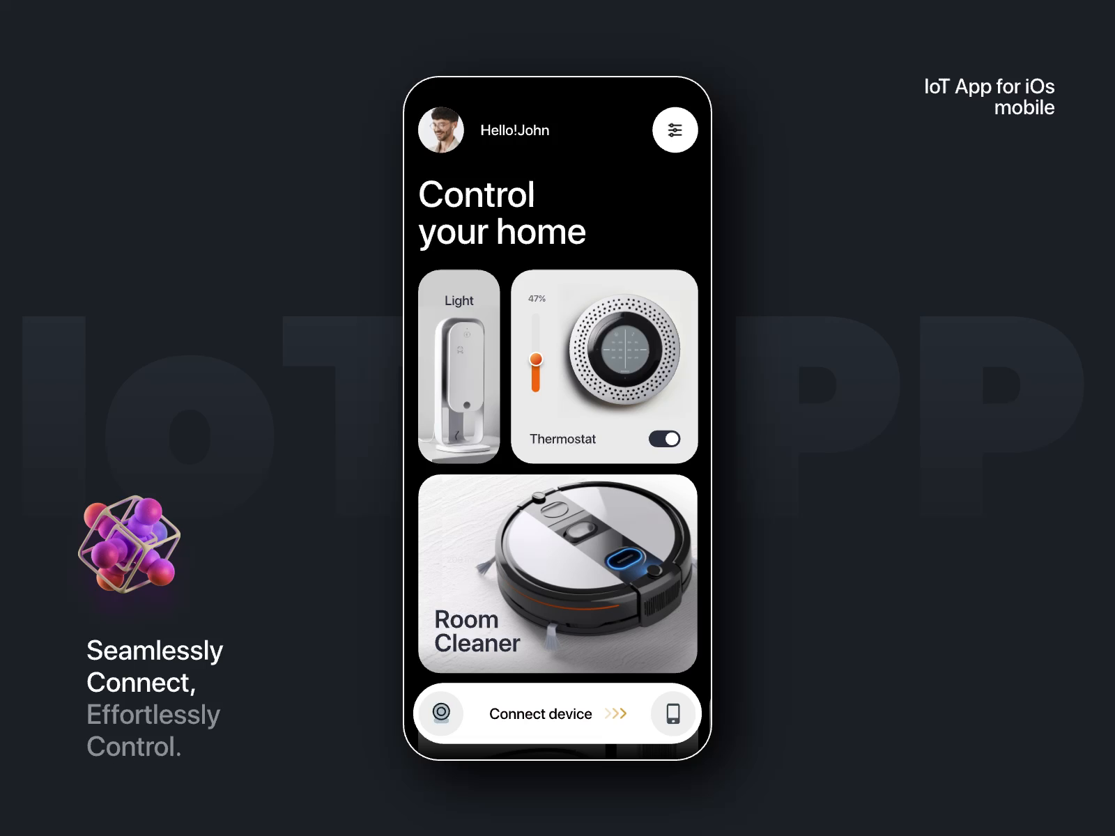 Next-Gen IoT Mobile iOs App Design by Design Studio UI UX on Dribbble
