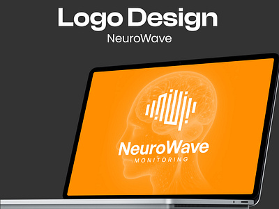 NeuroWave Logo Design brain logo logo design technology logo