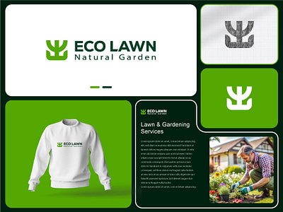 Eco Garden Logo Design agriculture brand identity branding brandmark company logo creative logo customlogo eco eco logo ecobusinesstips garden garden logo gardenbranding green logo branding logo design logo mark natureinspiredlogo organicdesign