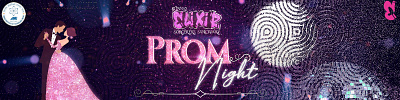 PROM NIGHT BANNER adobe adobe creative suite event banner glitter effect graphic design illustrator phtoshop prom night banner