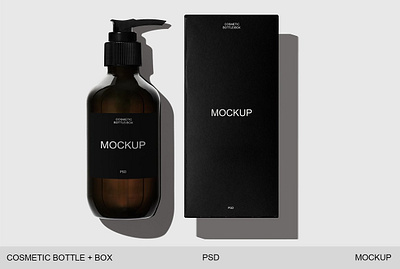 Cosmetic Bottle Mockup beauty cosmetic cosmetic bottle mockup designer resources fashion label label design label logo label mockup logo mock mock up mockup oil package mockup packaging packaging mockup shower skin care small business