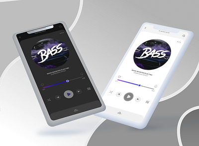 Music Player App UI Design audio player design media player ui mobile app design music app music interface music player app ui design music player ui ui design user experience