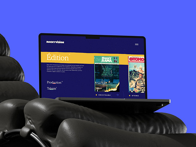 🔥 Rockyvision cinema design ui web webdesign