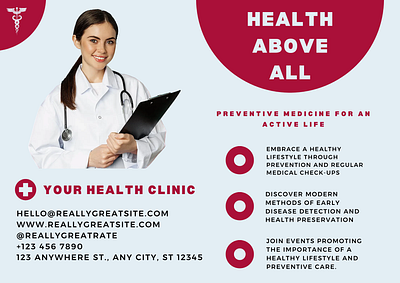 Flyer Design flyer flyer design graphic design health medical