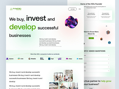 Investment Management Landing Page figma figma landing page home page design investment investment landing page investment landing page design investment management investment management website investment web design investment website investment website home page investment website landing page landing page landing page design landing page template ui ux design web design website design website template