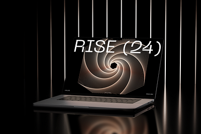 RISE 24 Website 3d adobe branding design figma graphic design illustration illustrator logo mockup ui uiux design ux website