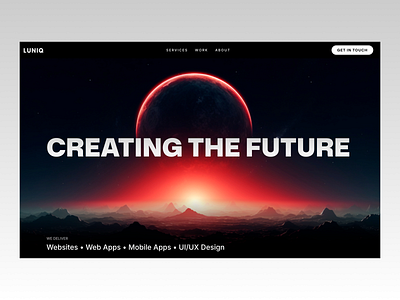 LUNIQ | Web & App Development and Design Agency agency website branding clean design graphic design modern design ui ui design ux design web design website website design