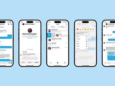 AI Messenger iOS app. Less Typing, More Messaging ai app ai chat ai chatbot ai messenger ai messenger app chats chatting less typing message messages messenger messenger app mobile app mobile design mobile ui more messaging typeless typing ui design video call