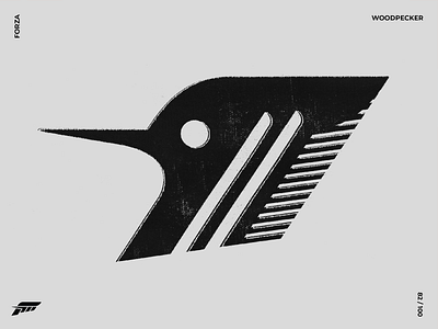 Woodpecker bird branding brandmark design forza graphic design icon icon design illustration logo logo design logomark mark sign symbol trademark woodpecker y2k