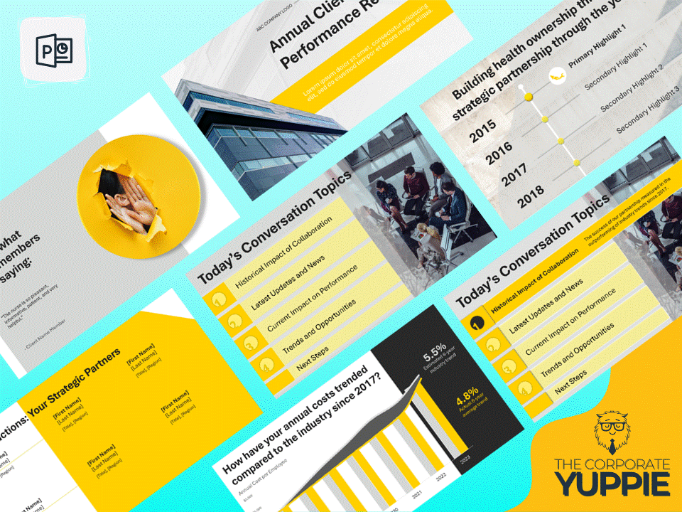 Interactive Insight: The Data-Driven Conversation Deck client engagements client presentations conversational presentations data storytelling data visualization powerpoint presentation presentation design presentation templates