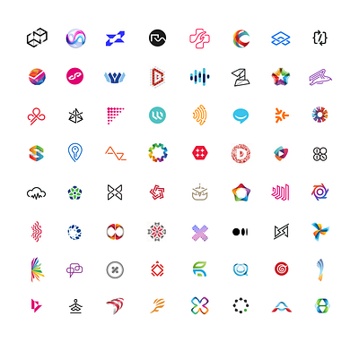 All-time selection clean logos. collection mark symbol